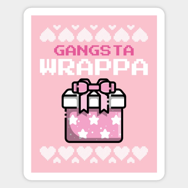 Gangsta Wrappa Magnet by JETBLACK369